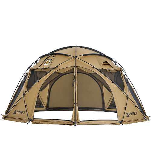 【Christmas Offers】Sphere X8 Lite | Freestanding Dome Hot Tent 8P | Large Family Hot Tent | POMOLY New Arrival 2025