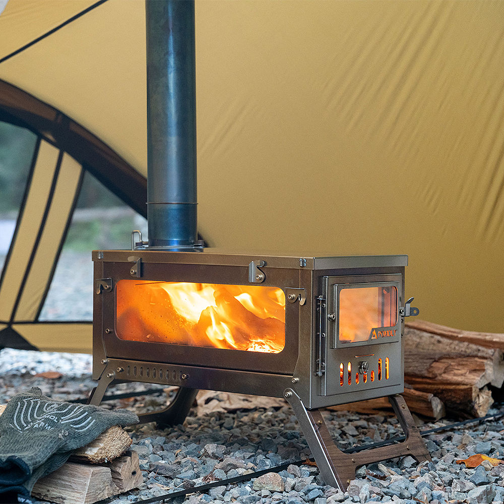 【Pre Order】T1 Max 3 | Fastfold Titanium Wood Stove | POMOLY New Arrival 2026