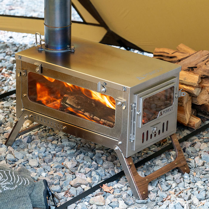 T1 Max 3 | Fastfold Titanium Wood Stove | POMOLY New Arrival 2026