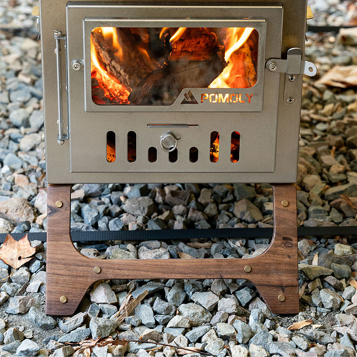 T1 Max 3 | Fastfold Titanium Wood Stove | POMOLY New Arrival 2026