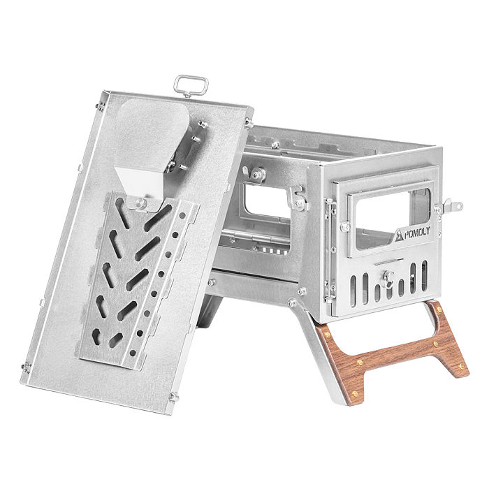 【Pre Order】T1 Mini 3 | Fastfold Titanium Wood Stove for Solo Camping | POMOLY New Arrival 2026