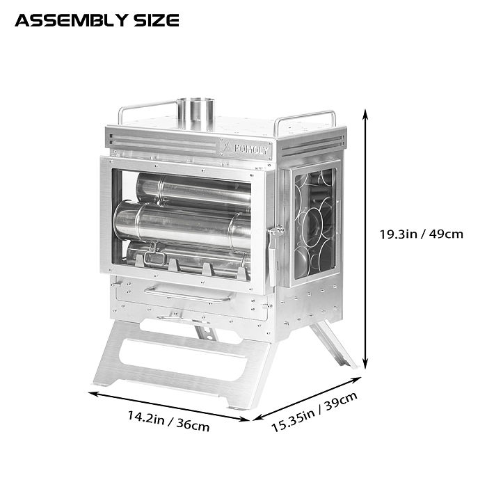 Dweller Max 3 | Camping Wood Stove | POMOLY New Arrival 2025