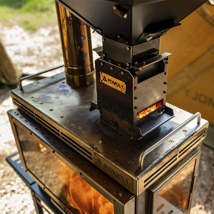 Turbocharger Pellet Burner | Pellet Box | POMOLY New Arrival 2026