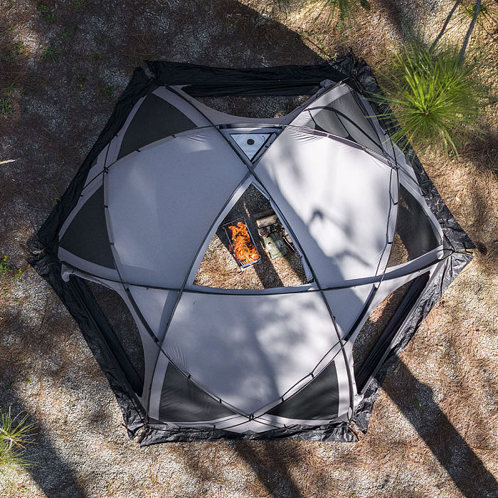 Dome X6 TC | Tetron Cotton Freestanding Camping Hot Tent 4-6P | POMOLY New Arrival 2026