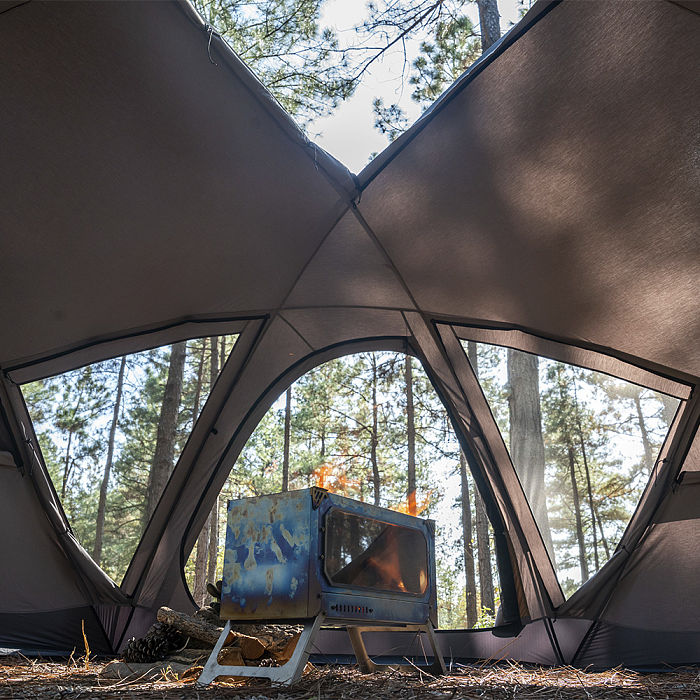 Dome X6 TC | Tetron Cotton Freestanding Camping Hot Tent 4-6P | POMOLY New Arrival 2026