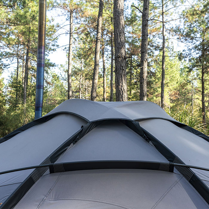 Dome X6 TC | Tetron Cotton Freestanding Camping Hot Tent 4-6P | POMOLY New Arrival 2026