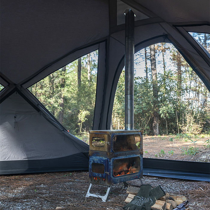 Dome X6 TC | Tetron Cotton Freestanding Camping Hot Tent 4-6P | POMOLY New Arrival 2026