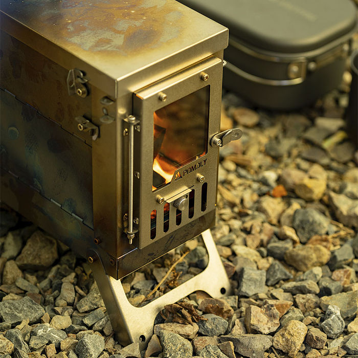 X-Ti Nano | Double-Fold Titanium Wood Stove | POMOLY New Arrival 2025