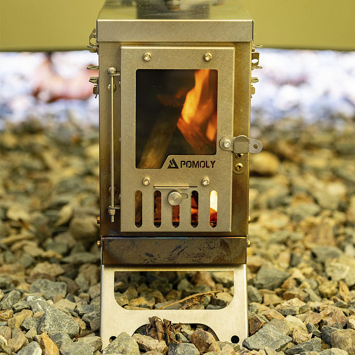 X-Ti Nano | Double-Fold Titanium Wood Stove | POMOLY New Arrival 2025