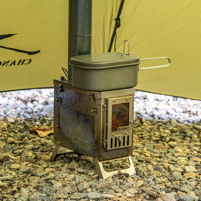 X-Ti Nano | Double-Fold Titanium Wood Stove | POMOLY New Arrival 2025