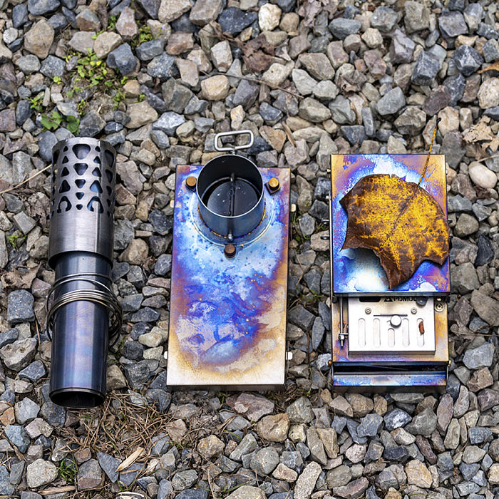 X-Ti Nano | Double-Fold Titanium Wood Stove | POMOLY New Arrival 2025