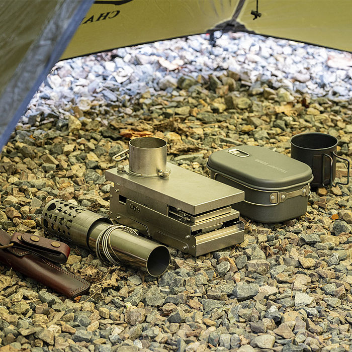 X-Ti Nano | Double-Fold Titanium Wood Stove | POMOLY New Arrival 2025