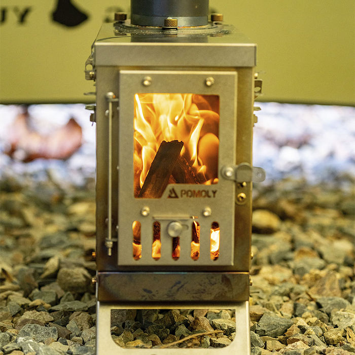 X-Ti Nano | Double-Fold Titanium Wood Stove | POMOLY New Arrival 2025