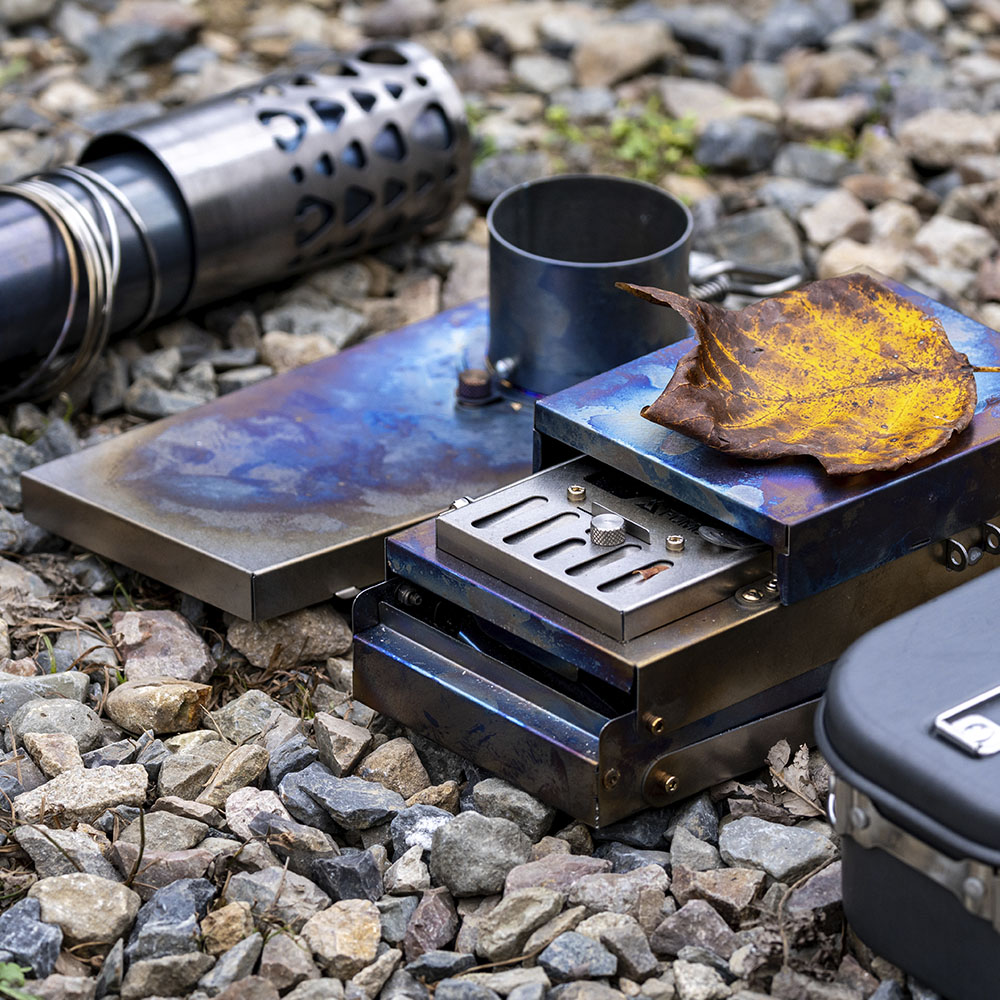 NanoDiva II for you セット X-Ti Nano | Double-Fold Titanium Wood Stove | POMOLY New Arrival 2025