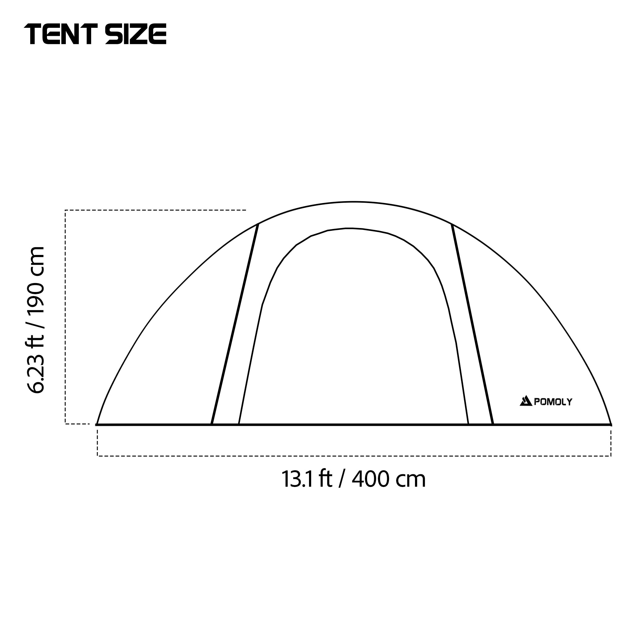 Barracuda 2 | Freestanding Camping Hot Tent 2P | POMOLY New