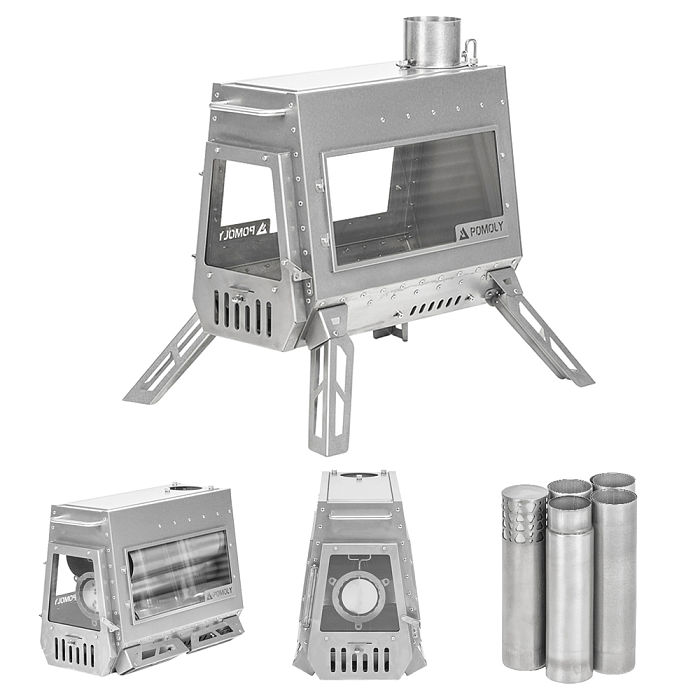 Dagger Ti Wood Stove | Camping Tent Stove | POMOLY New Arrival 2026