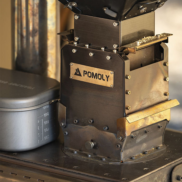 POMOLY Portable Pellet Stove for Camping Outdoor Tent Pellet Burners