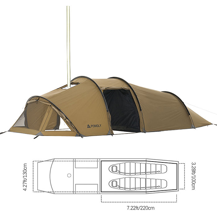 Openvista 2 | Camping Tunnel Tent 2P | POMOLY New Arrival 2026
