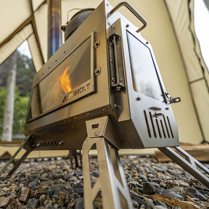 Dagger Ti Wood Stove | Camping Tent Stove | POMOLY New Arrival 2026