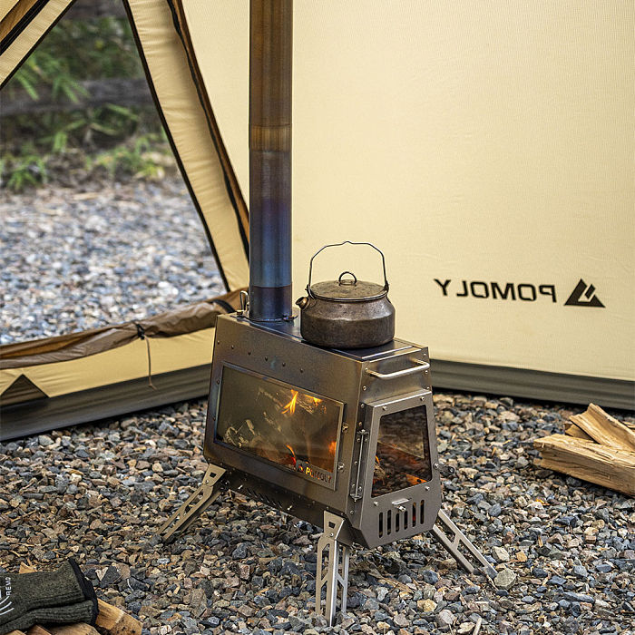 Dagger Ti Wood Stove | Camping Tent Stove | POMOLY New Arrival 2026