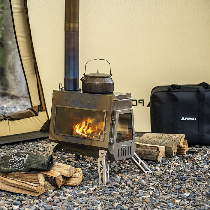 Dagger Ti Wood Stove | Camping Tent Stove | POMOLY New Arrival 2026