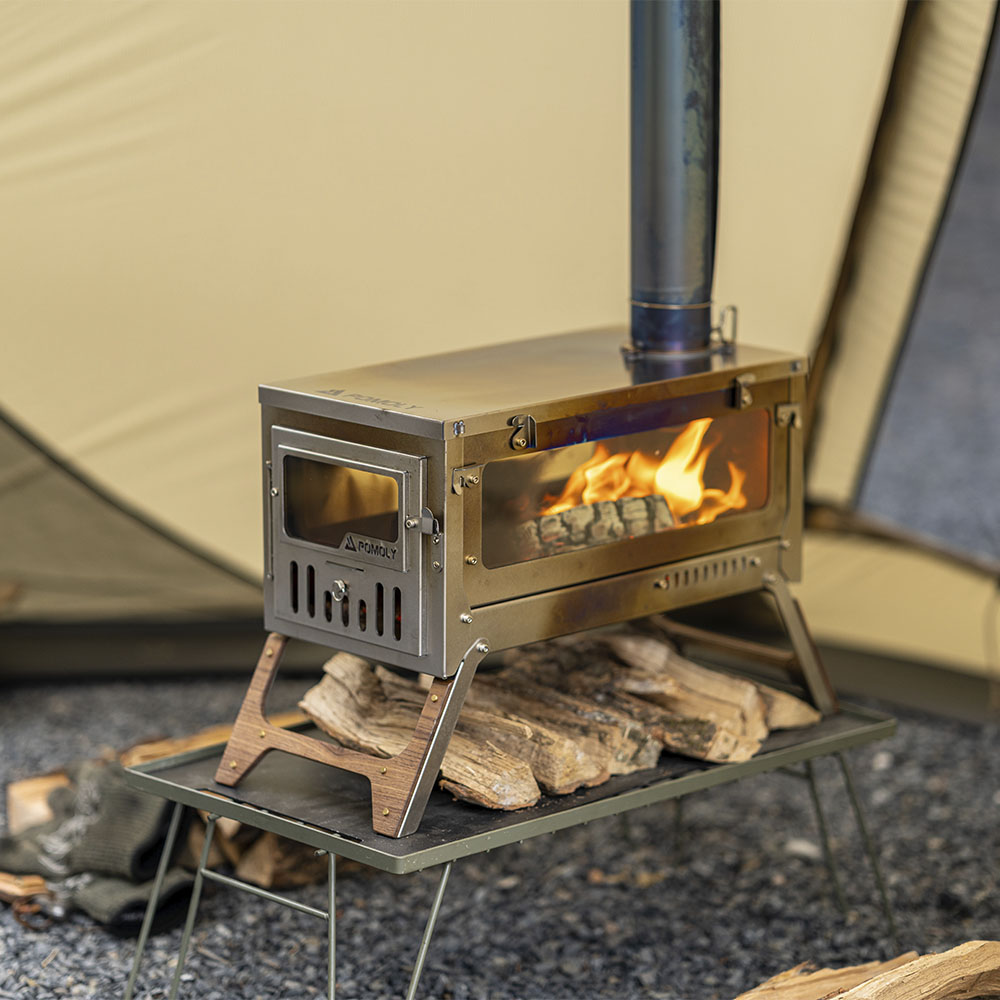 T1 Ultra 3 3.0 Version Portable Titanium Tent Stove | Camping Wood