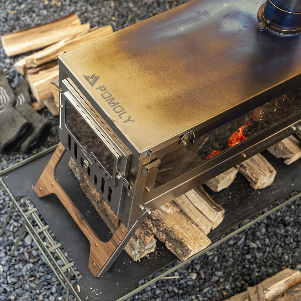 T1 Ultra 3 3.0 Version Portable Titanium Tent Stove | Camping Wood