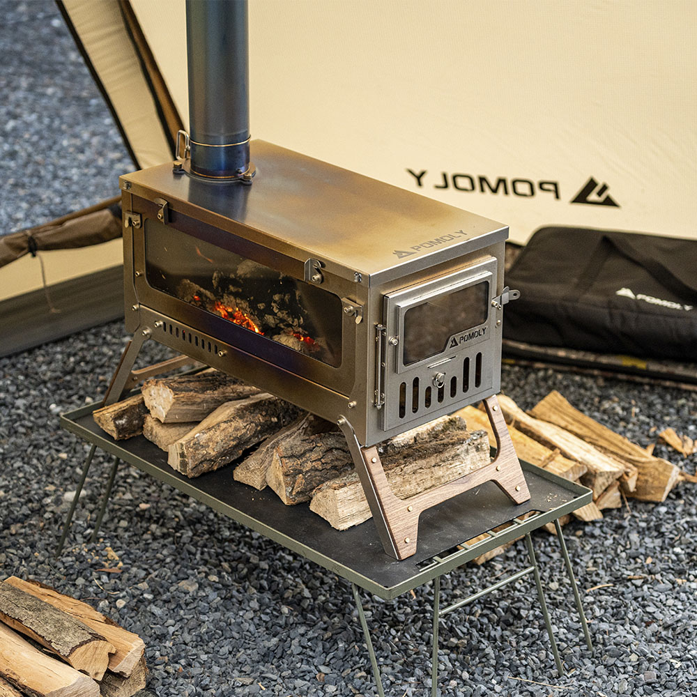 T1 Ultra 3 3.0 Version Portable Titanium Tent Stove | Camping Wood