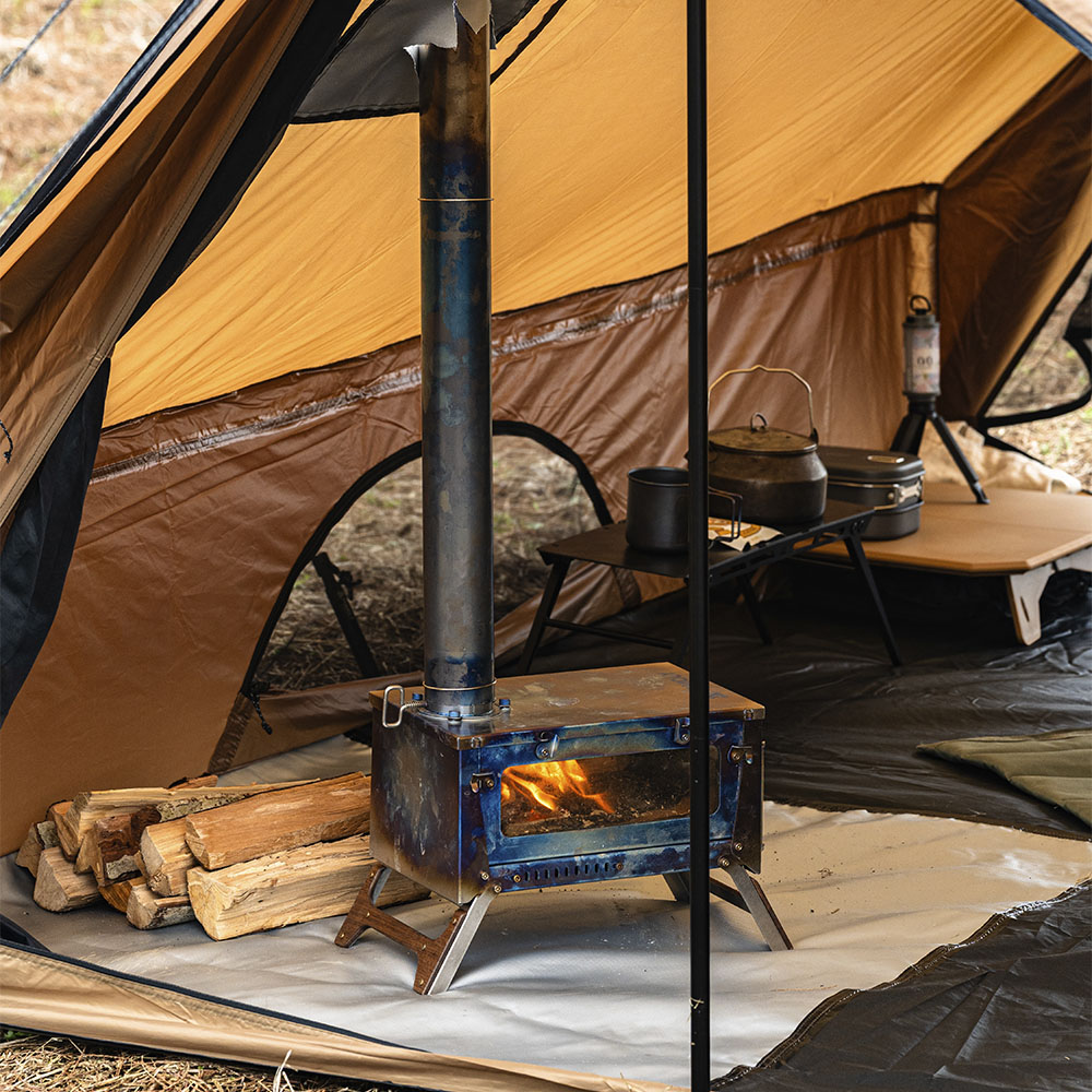 Camping Fort Tent | POMOLY Chalet 70 Pro | Best Shelter Hot Tent