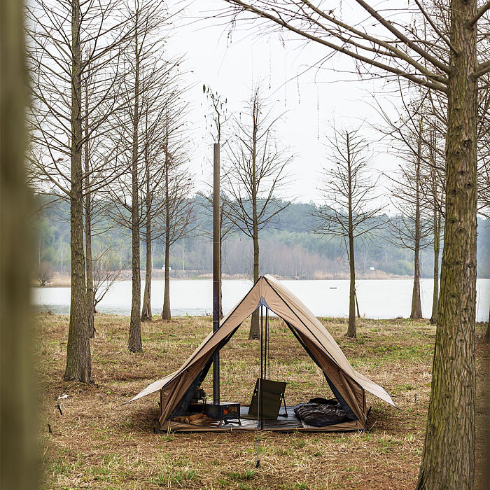CHALET 70 Pro | Camping Hot Tent with Stove Jack | POMOLY