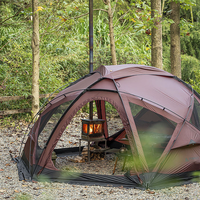 POMOLY Dome X6 Pro | Dome Tent for Camping Family Freestanding Tent Large Round Tent 4-6 Person Hot Tent