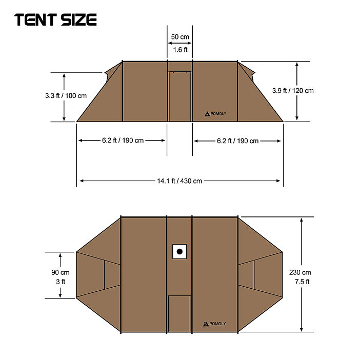 Leona 2 | Camping Tunnel Tent 2P | POMOLY New Arrival 2026