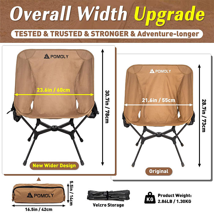 POMOLY Lightweight Camping Chair