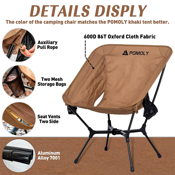 POMOLY Lightweight Camping Chair