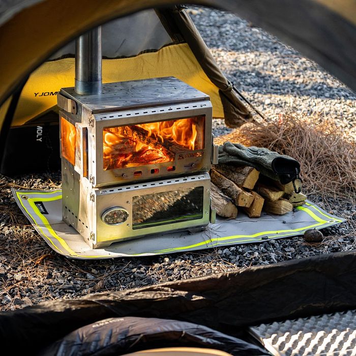POMOLY Fireproof Wood Stove Mat (31.5'' X20'')