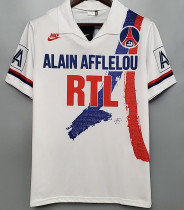 1990-1991 PSG Paris Away Retro Soccer Jersey