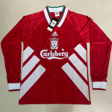 1993 LIV Home Retro Long Sleeve Soccer Jersey