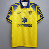 1995-1997 Parma Yellow  Retro Soccer Jersey