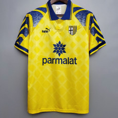 1995-1997 Parma Yellow  Retro Soccer Jersey