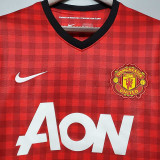 2012-2013  Man Utd Home Retro Soccer Jersey