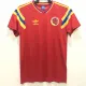1990 Colombia Away Red  Retro Soccer Jersey