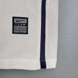2008-2009 Man Utd  Away White Retro Soccer Jersey