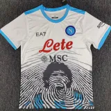 21-22 Napoli Commemorative Edition White Fans Soccer Jersey
