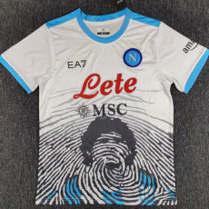 21-22 Napoli Commemorative Edition White Fans Soccer Jersey