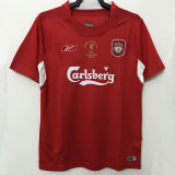 2004-2005 LIV Home Champions Retro Soccer Jersey (前带字)