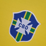 1970 Brazil  Home Retro Soccer Jersey
