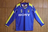 1996-1997 JUV Away Blue Retro Long Sleeve Soccer Jersey (长袖)
