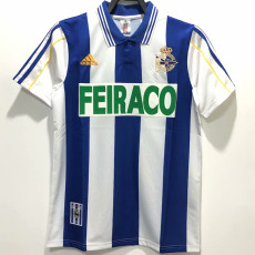 1999-2000 La Coruna  Home Retro Soccer Jersey