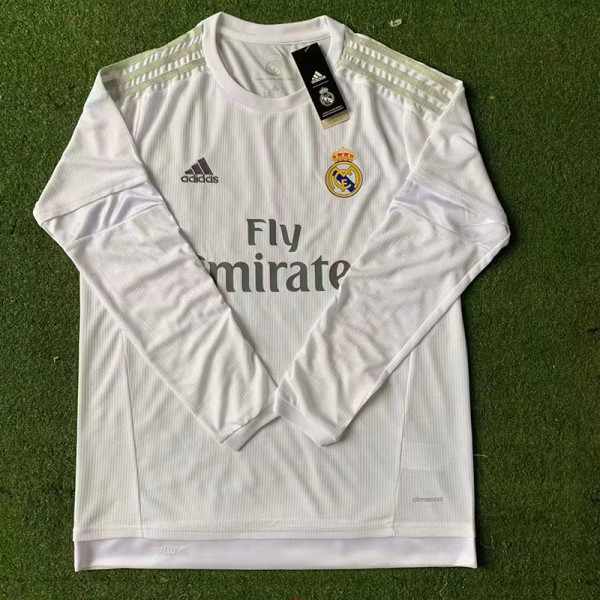 2015-2016 RMA Home Long Sleeve Retro Soccer Jersey (长袖)