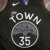 2020 Warriors  DURANT  #35 Black Grey Top Quality Hot Pressing NBA Jersey